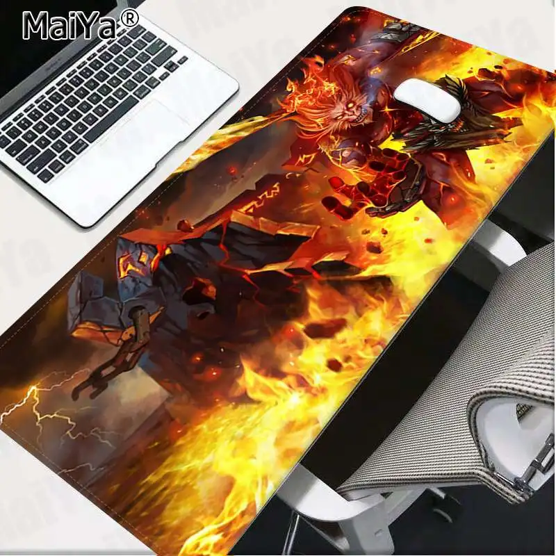 Lock Edge 40X90cm Maiya, Новое поступление, League Of Legends, sun Wukong, Король обезьян, запирающий край, коврик для мыши, игровой резиновый, компьютерный, игровой коврик для мыши - Цвет: Lock Edge 40X90cm