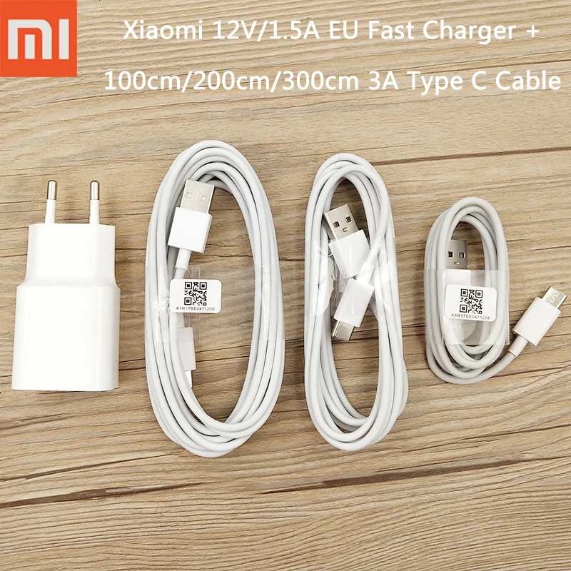 Оригинальное зарядное устройство Xiaomi Mi 8 Mi8 QC3.0 Quick 12V1.5A EU настенный адаптер
