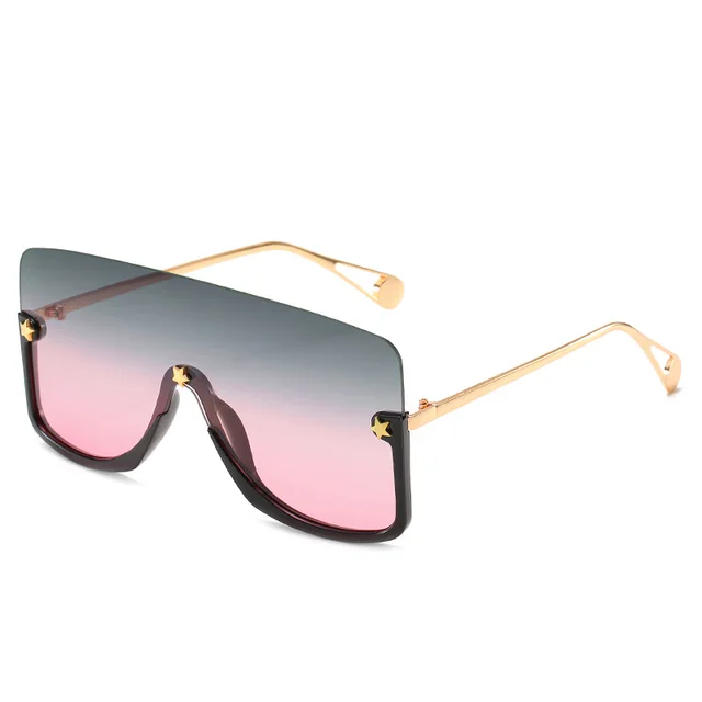 large rectangular sunglasses