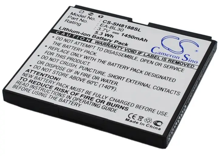 Cameron sino 1450 мАч батарея для SHARP SH8188U EA-BL30 мобильный, Смартфон батарея