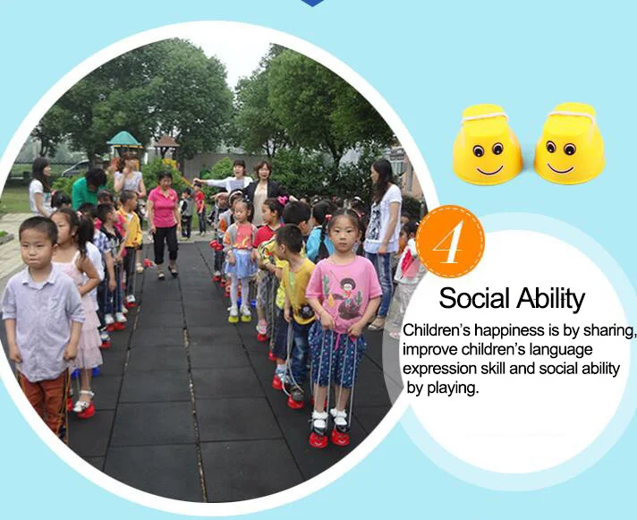 Пластиковые ходули для прыжков для детей детский сад игрушки для помещений сумка для занятий спортом на открытом воздухе раннее образование баланс шаговый смешной