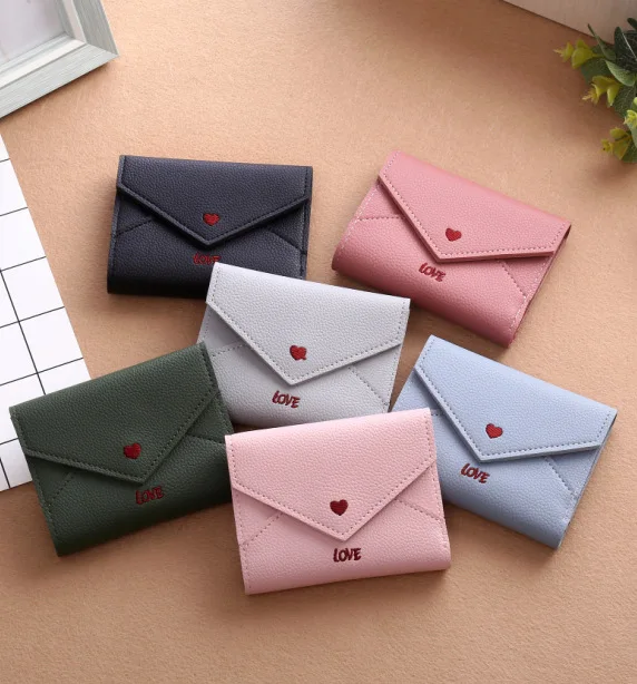 

JIULIN 2019 New Women Simple Short Wallet Tassel Coin Purse Card Holders Multi-card Position Female Wallet Portefeuille Femme