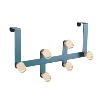 

Hook Rack Nordic door behind the hook hanger free punching door on the hook hook storage rack strong adhesive rubber coat hook
