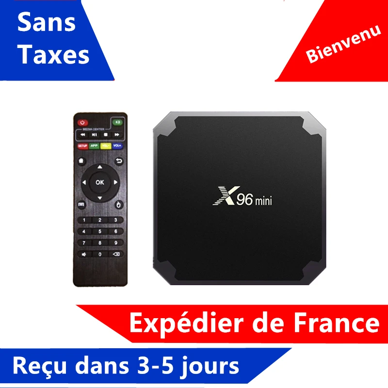 Best iptv box X96mini 2G 16G Android 9.0 TV BOX neotv pro Amlogic S905w neox x96 mini Smart ip tv ship from france | Электроника
