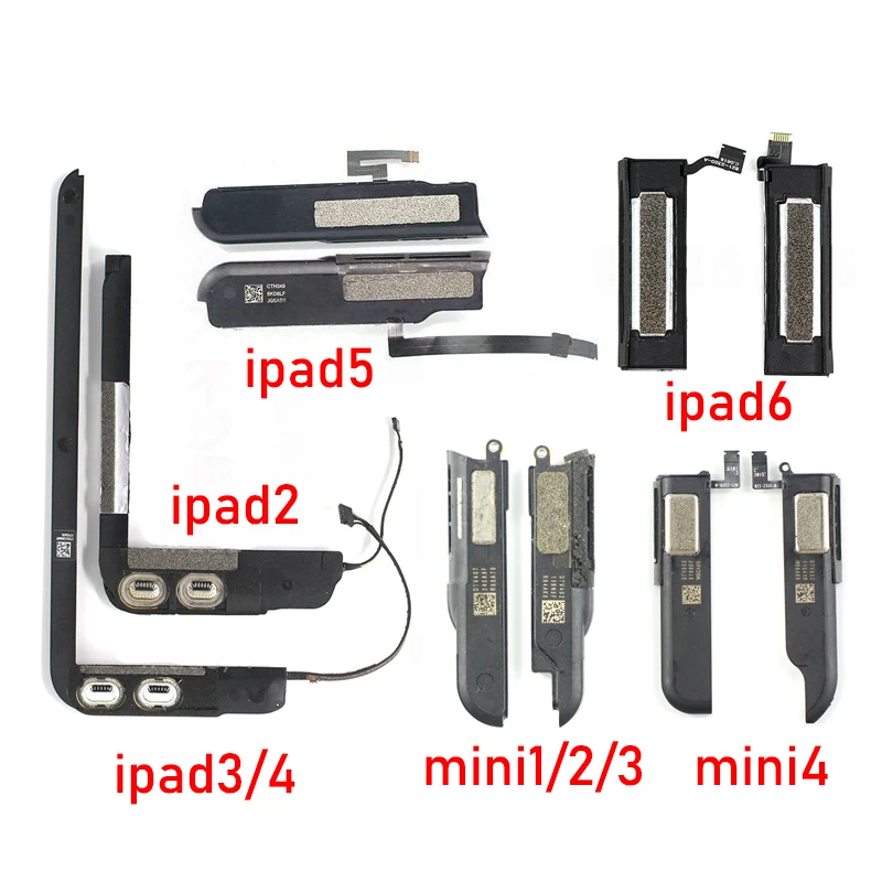 Loud Speaker For iPad 2 3 4 5 6 Air Mini 1 2 3 4 2018 2017 A1822 A1954  Ringer Buzzer Module Loudspeaker Flex Cable Repair Parts