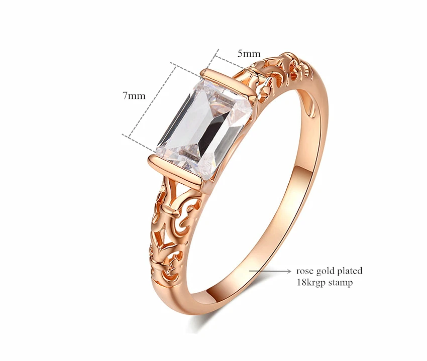 胧月镂空三色戒指 0