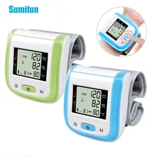 

Home Portable Sphygmomanometer Wrist Automatic Digital BP Tonometer Tensiometer Blood Pressure Heart Rate Pulse Monitoring