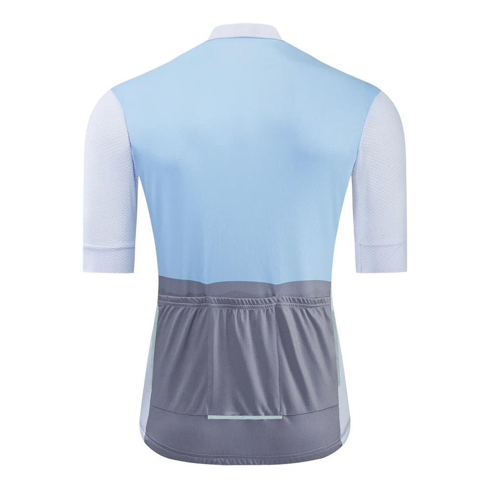 LECOL 2020 Cycling Jersey Men Summer Short Sleeve Cycle Clothing MTB Road Bike Riding Wear Breathable Sport Shirt
