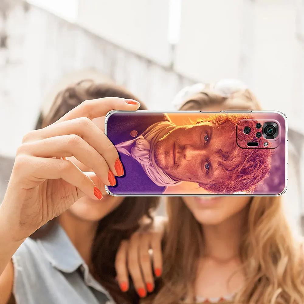 Transparent Case for Xiaomi Redmi Note 9S 9 8 Pro 10S 10 5G 8T 9T 7 9C Clear Ultrathin Soft Smartphone Cover OUTLANDER TV Series