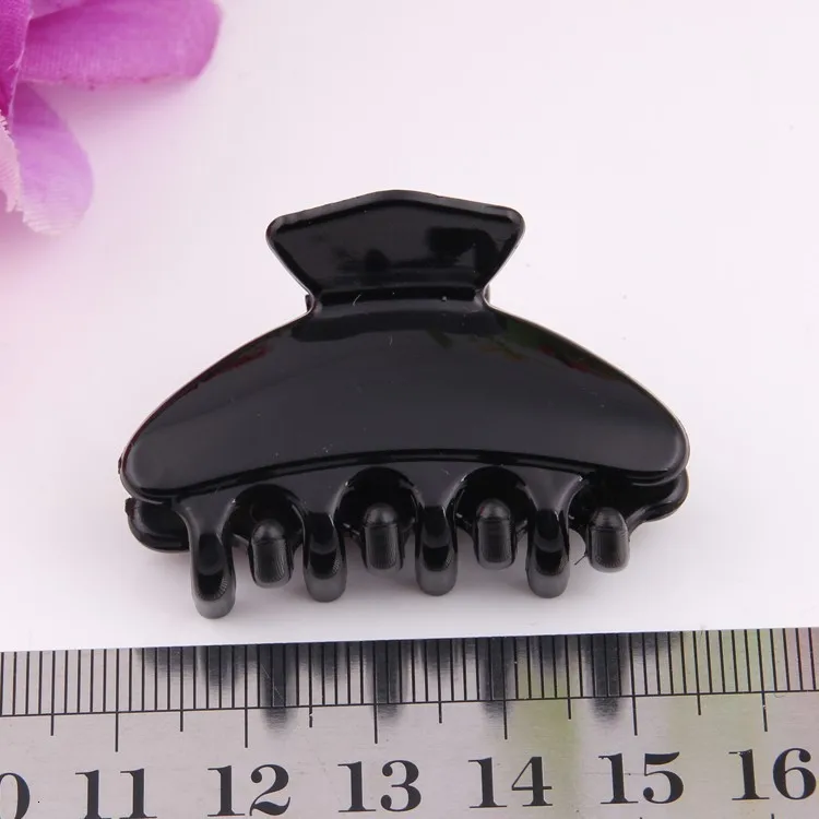 Шпилек для женщин черные пластиковые зубчики для волос calw Japan hairdress beauty tool Краб для волос летние заколки для волос для душа