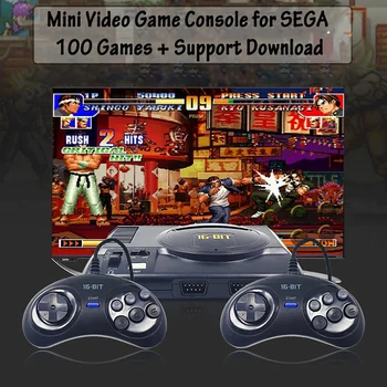 

New Retro Super Classic Game for SEGA MD Mini TV 16 Bit Family TV Video Game Console Built-in 100 Games Handheld Gaming Player