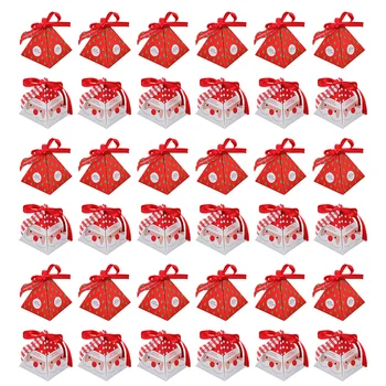 

1 Set/40pcs Christmas Gift Box Candy Box Cute Gift Packing Box Baking Paper Box Christmas Gift Box Baking Small Wrapping Paper