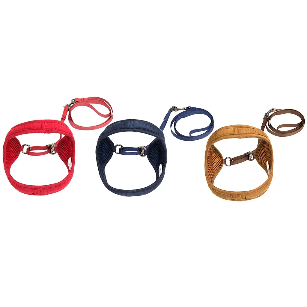 New Adjustable Pet Cat Dog Breathable Traction Fashion Comfortable Chest Strap Teddy For Dog Walking Pet Harness S-l Size