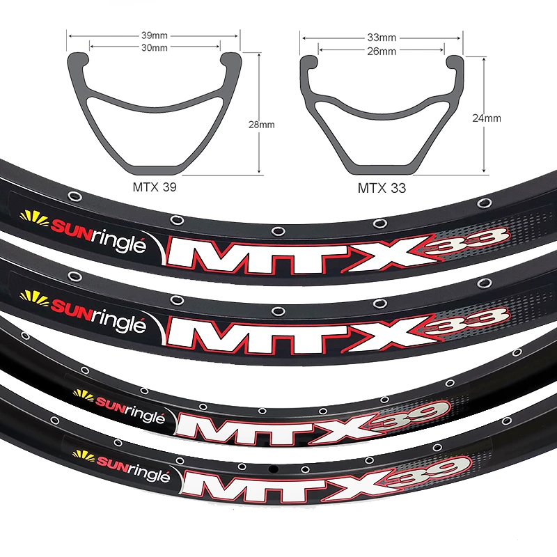 Sun ring Mtx33 rim high strength rim DH fr am rim 32 holes Hoops 26in