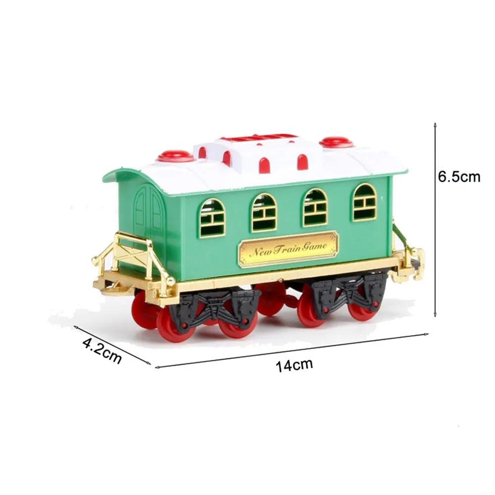 Игрушечный поезд, набор с огнями и звуками, Рождественский поезд, Набор железной дороги, игрушка для трека, Рождественский поезд, обучающая игрушка, рождественский подарок для детей