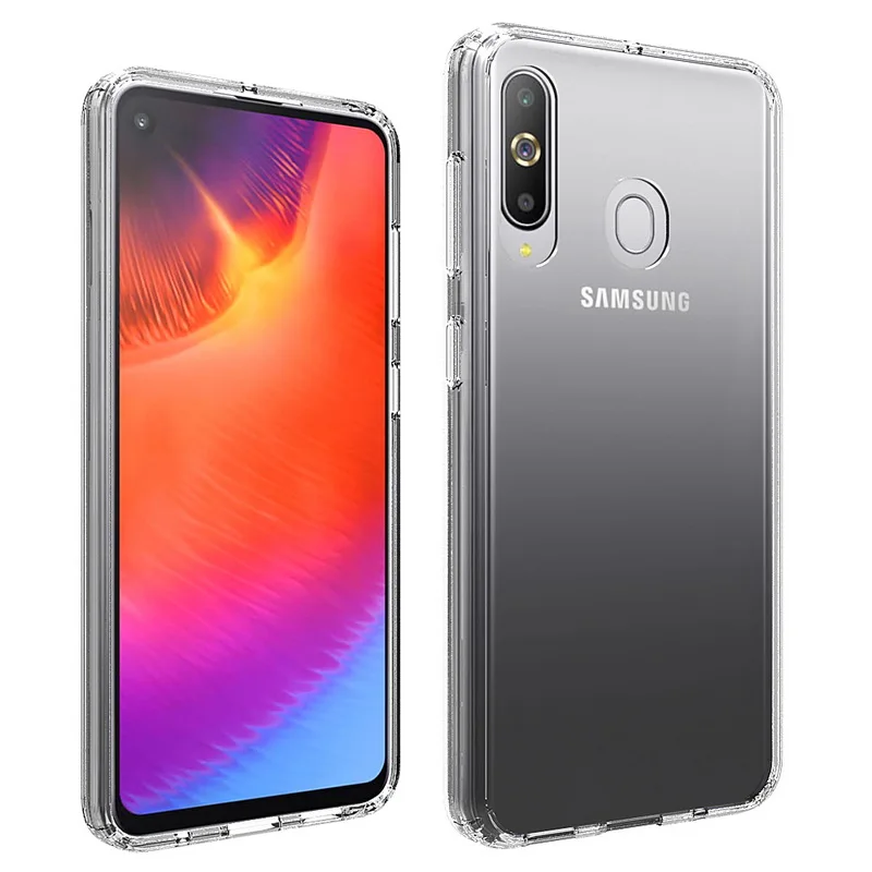 Для samsung A60 чехол 6,3 ''Кристальный Гибридный Бампер прозрачная твердая акриловая задняя крышка для samsung Galaxy A60 A606 A 60 чехол для телефона s