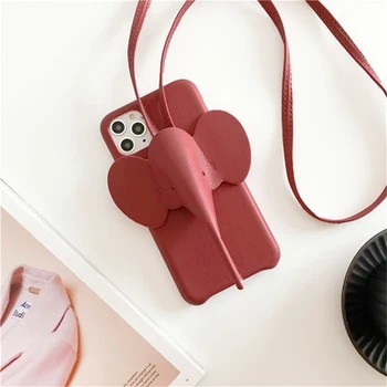 

2020 New Elephant Style Phone Case for iPhone 11 11pro 11pro Artificial Leather Phone Case for Apple iPhones