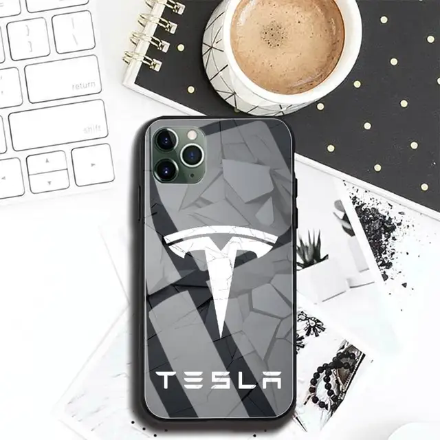 Tesla Phone Case Tempered Glass Tesla League
