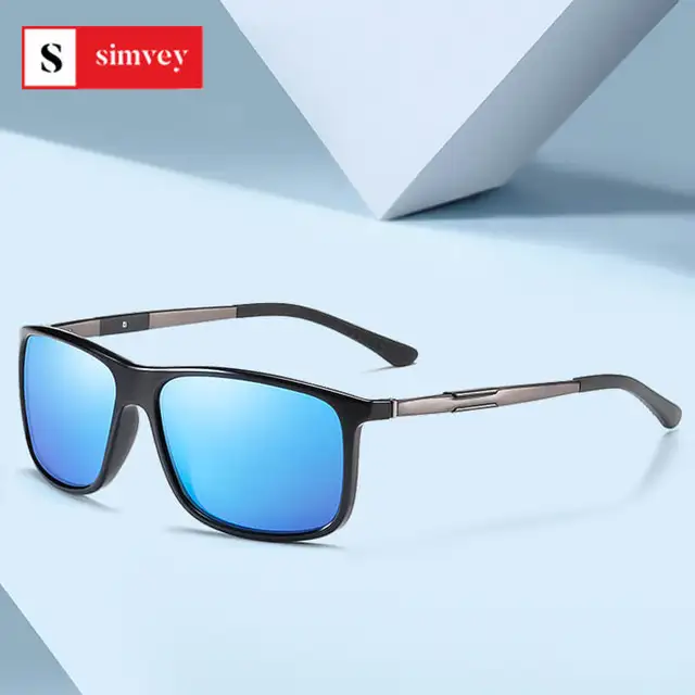 HD Polarized Sunglasses for Men Women Luxury Designer Square Retro Aluminum Frame Driving Sun Glasses Uv Protection 1