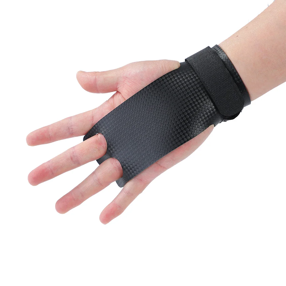 2-Hole Carbon Crossfit Grip for Weightlifting Gym Workout for Kettlebell Pull-ups Gymnastics