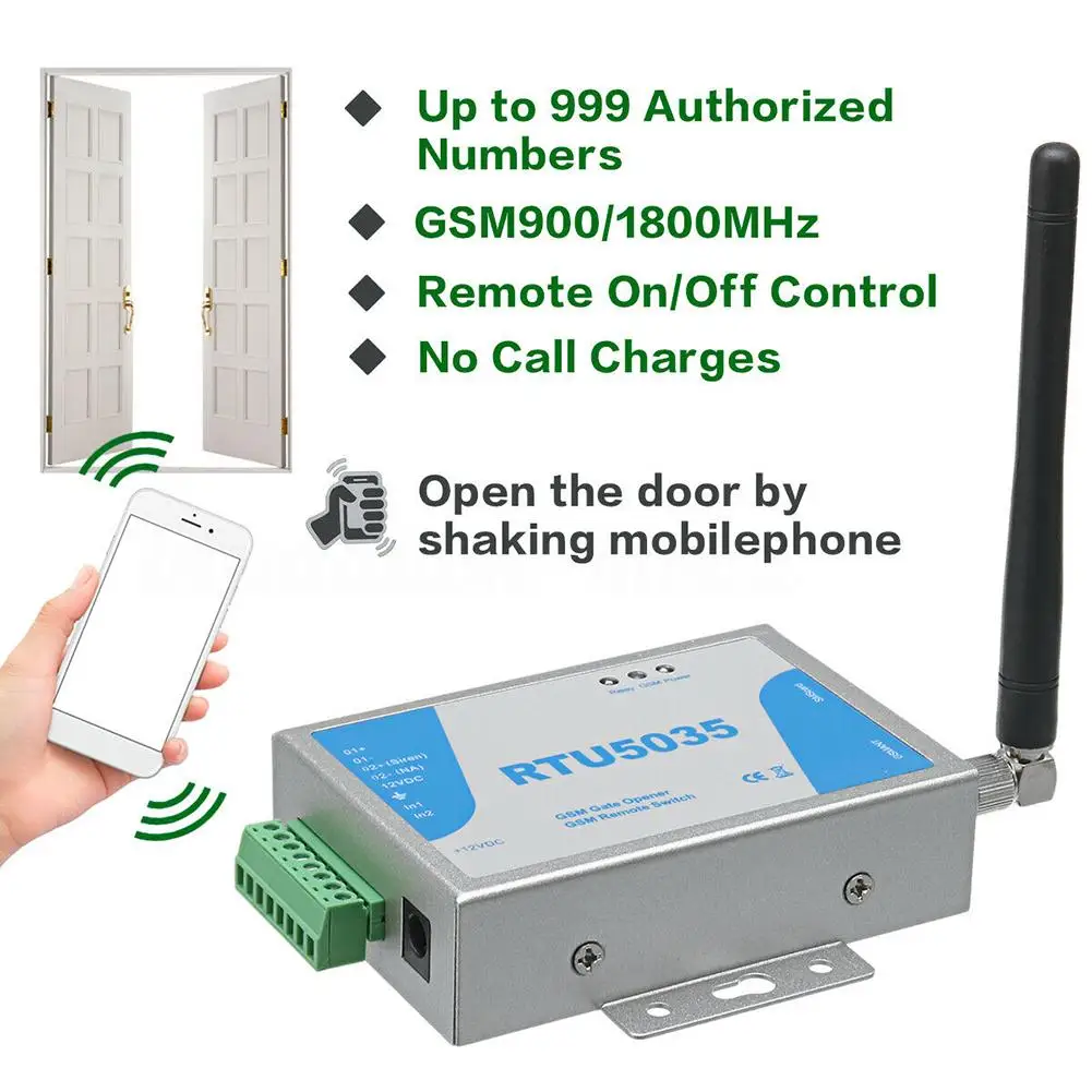 Устройство для открывания ворот RTU5024 RTU5035 2G 3G GSM беспроводной пульт