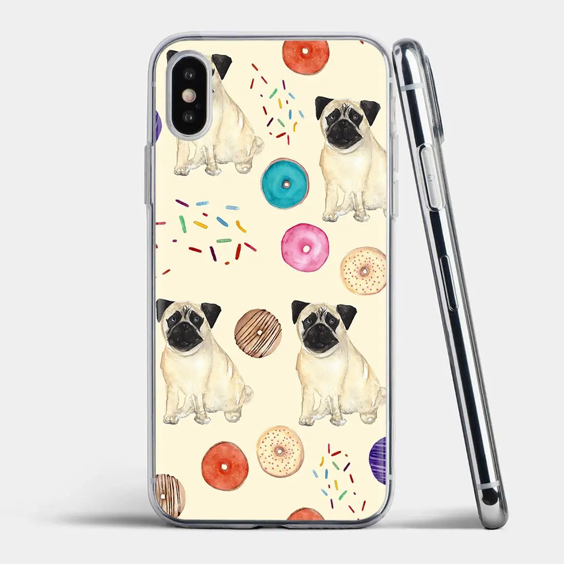 Силиконовый чехол для Nokia X6 2 3 5 6 8 9 230 3310 1 7 Plus 2017 2018 щенок мопса принцесса