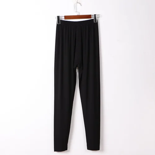 플러스 사이즈 여성용 용수철 모달 속옷, 롱 존스, 루즈 보온 팬츠 속옷, 고탄성 레깅스, 7XL, 160kg 3
