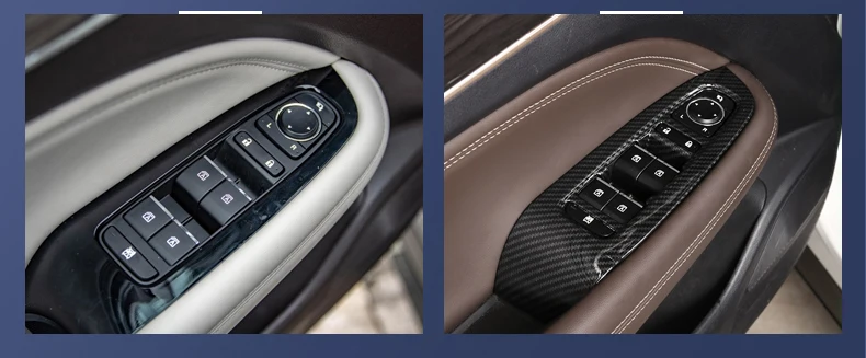 Lsrtw2017 для Trumpchi Gs5 автомобильный стеклоподъемник панели планки интерьерные аксессуары углеродное волокно