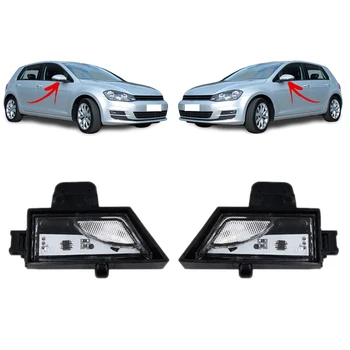 

Car Wing Mirror Light Rearview Mirror Pair Set for Golf VII 2017-2019