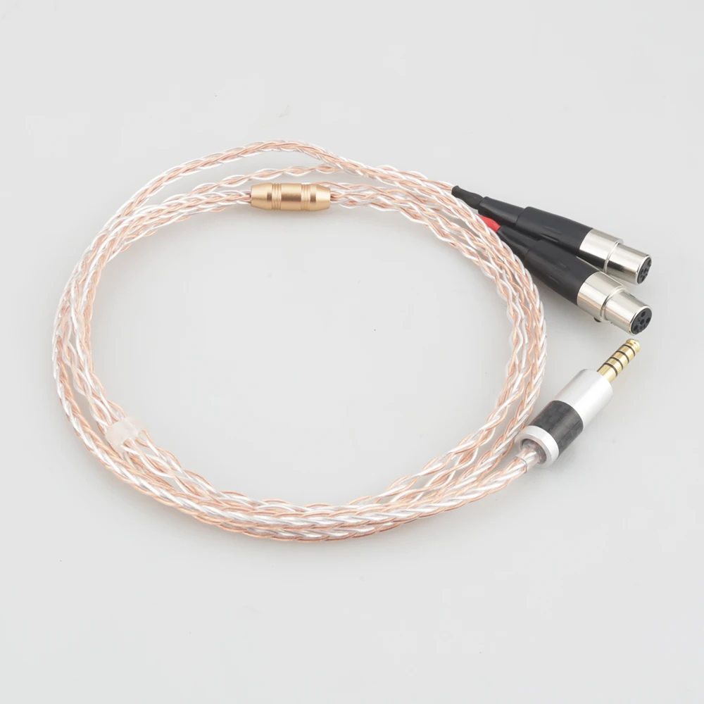 New 4.4mm Balanced Hifi Headphone Cable For Audeze Lcd2, Lcd3, Lcd4