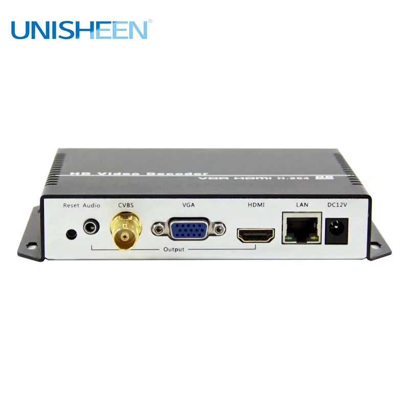 4K UHD H.265 H.264 RTSP RTMP SRT UDP к HDMI видеоприставке декодер VGA низкая Lantency Repleace Topbox & пк