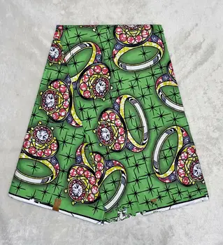 

2020 Hot Sale African wax Prints Fabric For Sewing Dress High Quality 100% Cotton tissu africain Ankara real wax Women Style