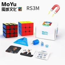 Moyu MFRS3 M Magnetic cube 3x3x3 speed magic cube 3x3 puzzle cube RS3M Magnet 3x3x3 Professional cubo magico RS3M 2020 Cube Toys