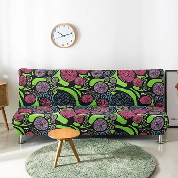 

Elastic Sofa Covers For Living Room 3 Seater Couch Cover Floral Printing Full Coverage Comfortable Easy To Clean Soft Sofa Cover