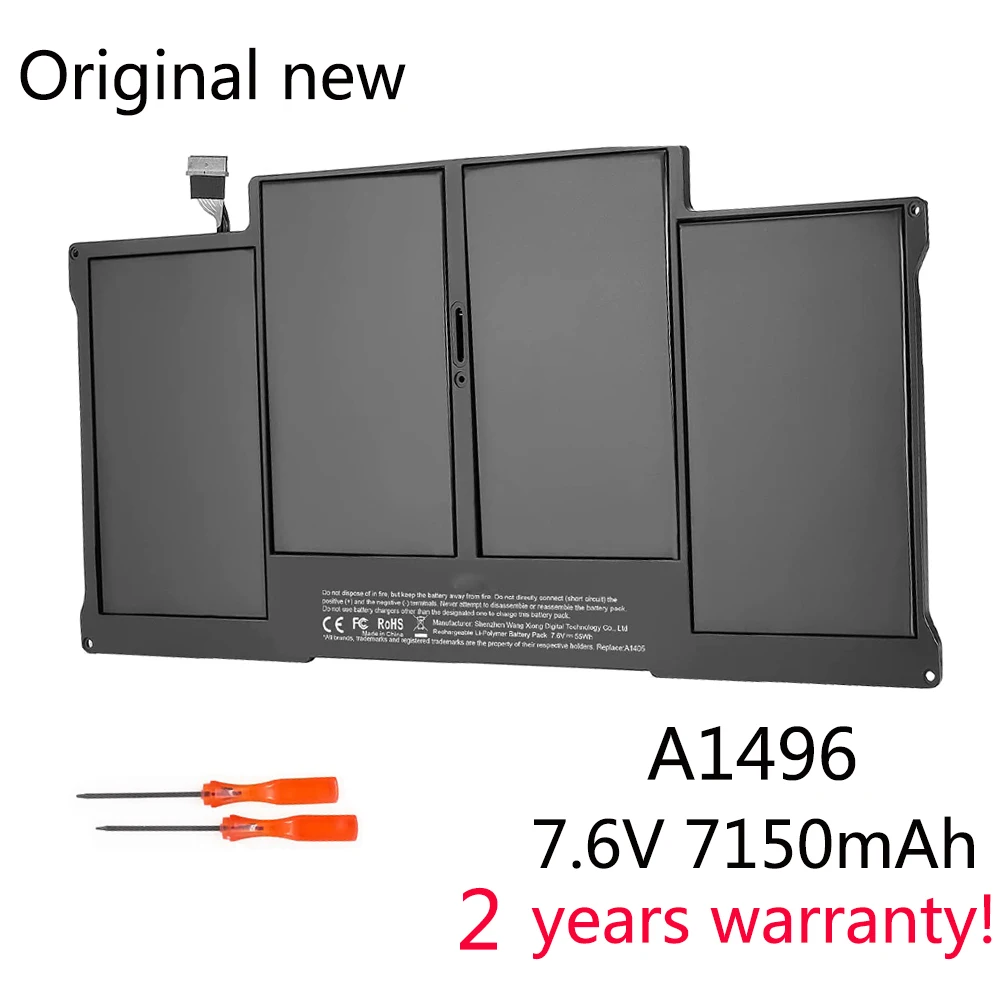 Laptop Battery A1496 A1405 For Apple MacBook Air 13&quot A1466 2012 2013 2014 2015 MD760LL/A MD761CH/A 7.6V 7150mAh | Компьютеры и