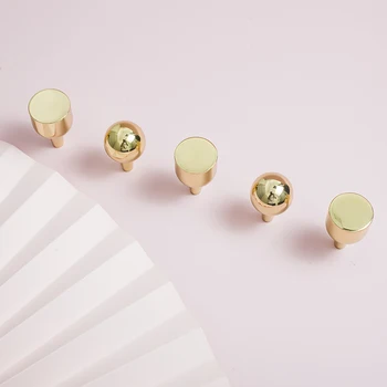 

Nordic style light luxury Gold Solid Brass Wall Hanging porch shoe cabinet clothes hook small hole decoration hook