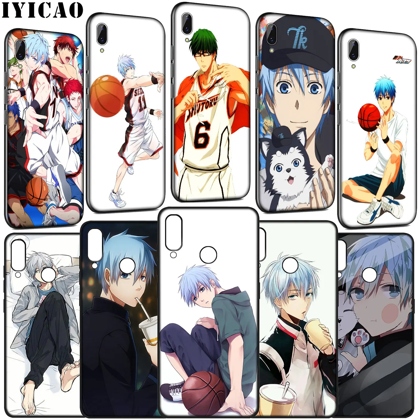 Мягкий чехол IYICAO Kuroko no Basket Для Huawei Y9 Y7 Y6 Prime 2019 Honor 20 10 9 9X 8C 8X 8 Lite 7C 7X 7A Pro |