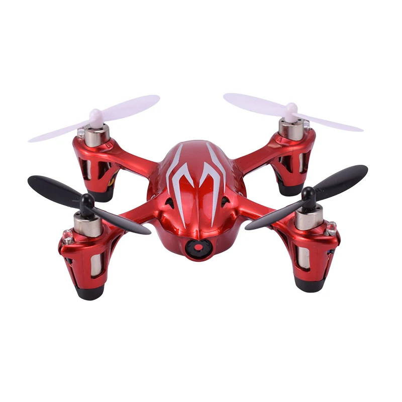 Hubsan H107C X4 2,4G 4CH 720P HD Камера RC Quadcopter Вертолет радиоуправляемый Дрон RTF с светодиодный пульт дистанционного управления светом Управление игрушки красный режим 1 Режим 2