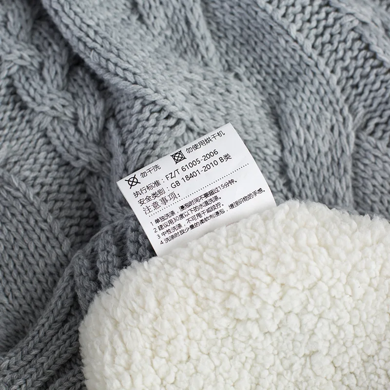 Эмма Руи Цзин текстиль утолщение и Одеяло Овечья шерсть вязаное акриловое одеяло чистый цвет пряжа диван полотенце