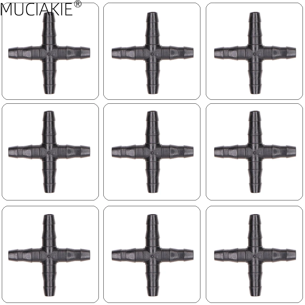10 шт. соединительный переходник MUCIAKIE 1/4 ''для 4/7 мм микро трубного шланга 4