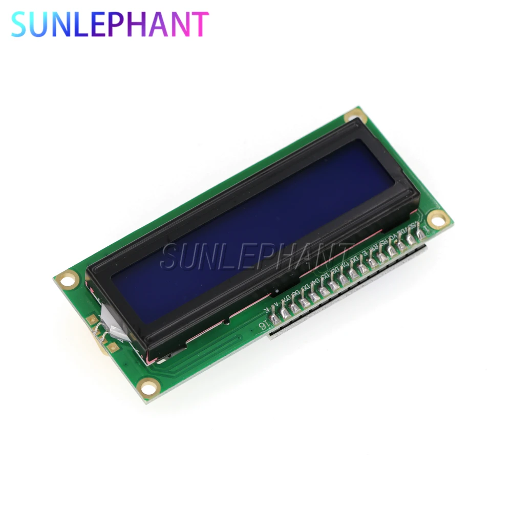 1602 16*2 Character LCD 5V 16x2 Blue/Yellow Digital Backlight Display Module Board For Arduno IIC I2C TWI SPI Serial Interface |