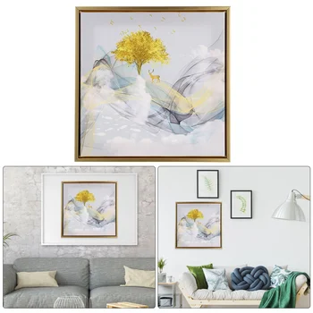 

1pc Charming Exquisite Attractive Delicate Wall Painting Hanging Painting Wall Adornment for Indoor Restaurant