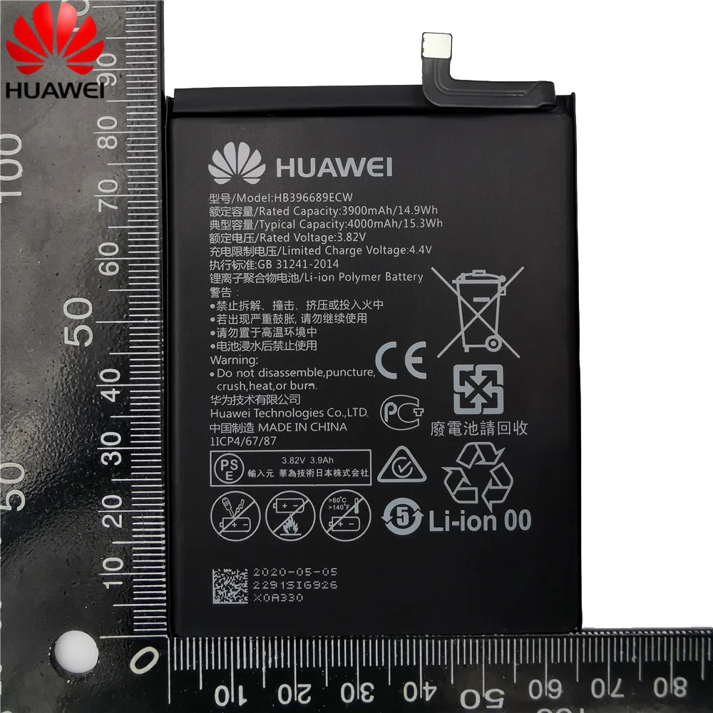 Оригинальный Y7 Prime батарея для телефона Huawei TRT L53 L21A AL00 TL10A LX1 /LX2/LX23 Enjoy 7 plus HB406689ECW +