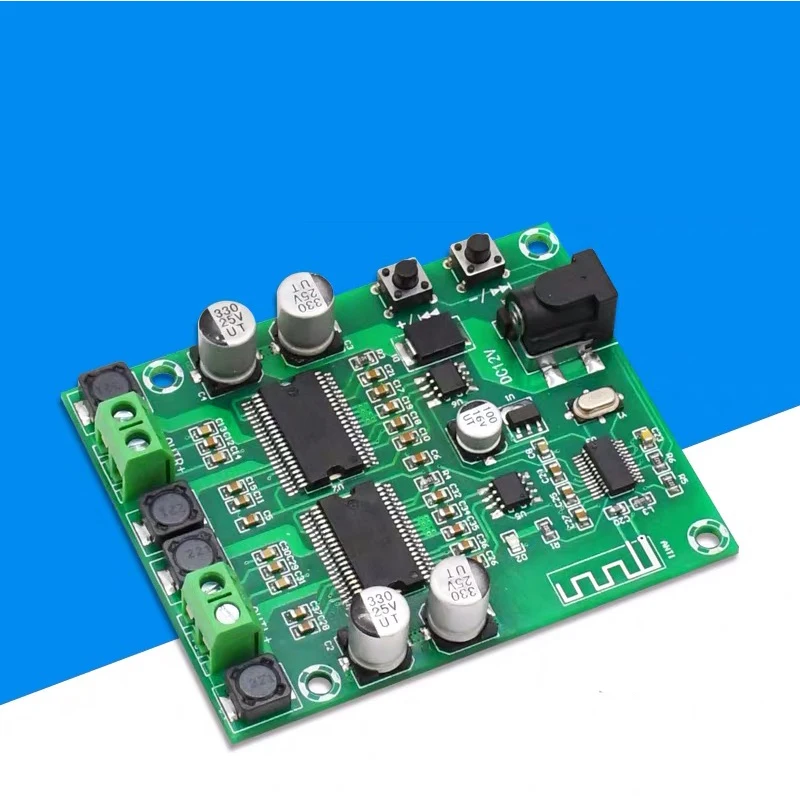 2*20 Вт двойной усилитель YDA138 2 канала цифровой мощности аудио класса D DC12V HIFI Стерео усилители