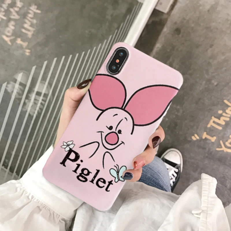JAMULAR Cute Piglet Tigger Eeyore Fitted Case For iPhone X 11 Pro XS MAX 6 6s 7 8 Plus Cartoon Animal Phone Cover Shell Capa Bag JAMULAR Cute Piglet Tigger Eeyore Fitted Case For iPhone X 11 Pro XS MAX 6 6s 7 8 Plus Cartoon Animal Phone Cover Shell Capa Bag