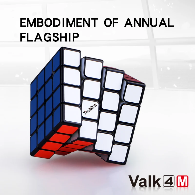 Qiyi valk4 M 4x4x4 магнитная наклейка Mofangge Valk 4M speed Cubo VALK 4 M standard/Strong Version Valk 4M Cubo Magico