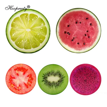 

Lovely Fruit Pet Dog Bed Mat For Small Medium Large Dogs Anti-slip Floor Mat Round Puppy Blanket For Pets