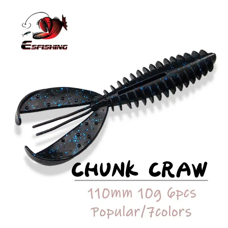 ESFISHING мягкие приманки 6 шт. 110 мм оптовая продажа ПВА воблеры для троллинга форели
