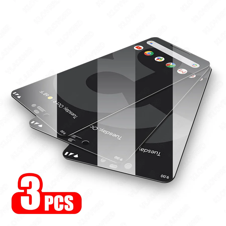 3 штуки 2.5D 9H закаленное стекло для Google Pixel 3XL Защитное экрана 3a XL защитная