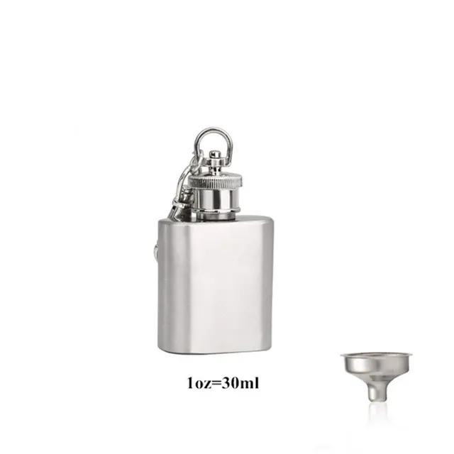New 1 4 5 6 7 8 9 10 oz Stainless Steel Hip Flask with Funnel Pocket Hip Flask Alcohol Whiskey Hip Flask Screw Cap 1oz